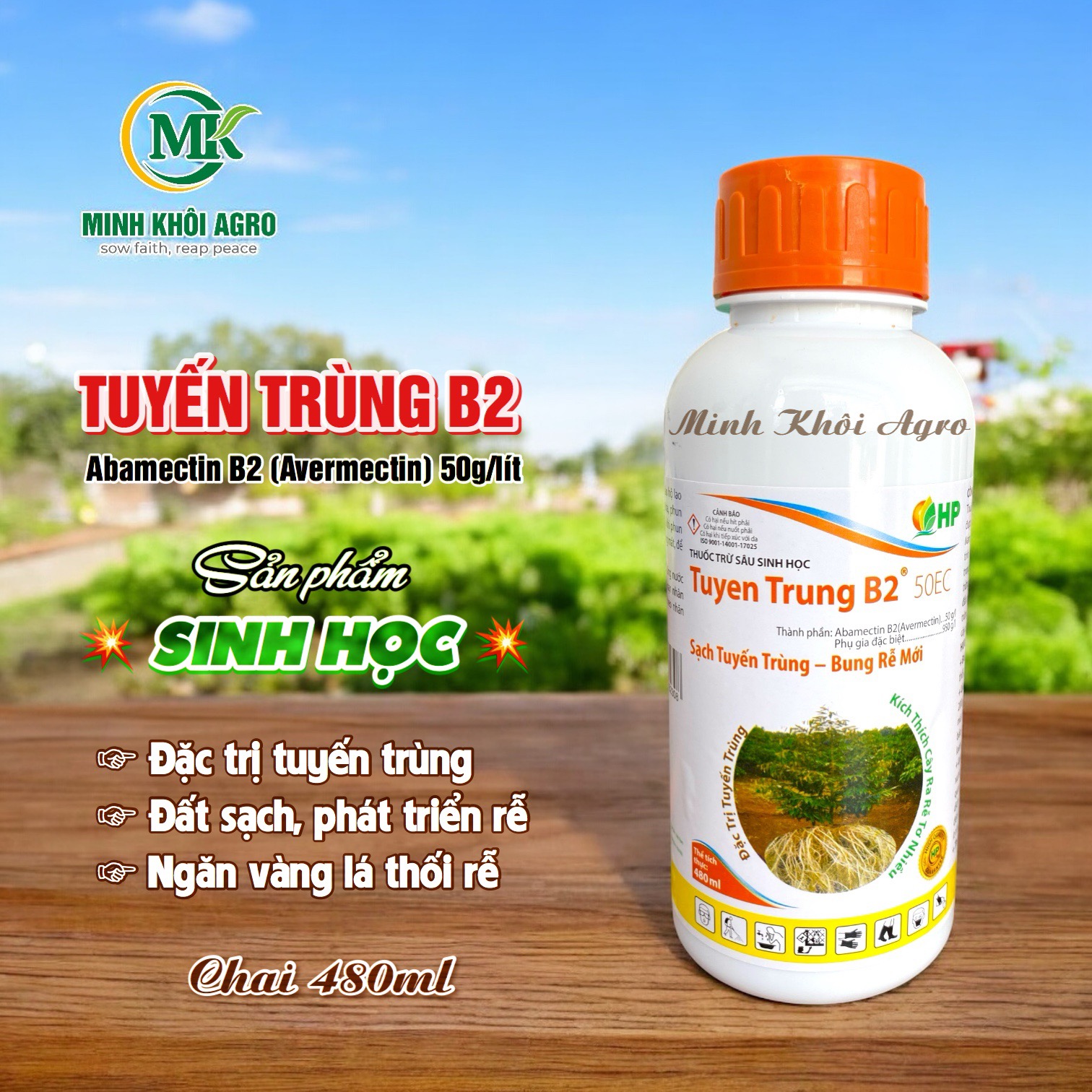 Tuyến Trùng B2 - Chai 480ml
